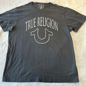 True Religion Gray Short Sleeve T Shirt Size XL‎